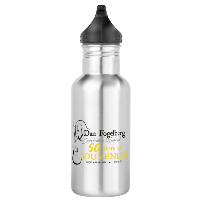 DF Celebration Weekend 2024 Water Bottle Silver (Right)
