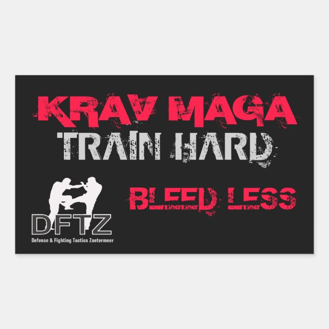 DFTZ STICKER KRAV MAGA (Devant)