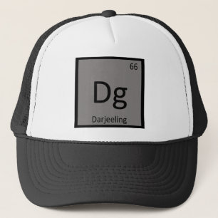Dg - Darjeeling Chemistry Periodic Table Symbol Trucker Hat