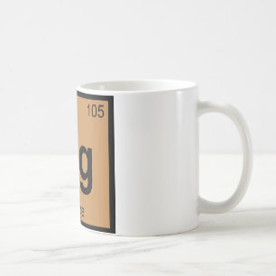 Dg - Doge Meme Chemistry Periodic Table Symbol Coffee Mug