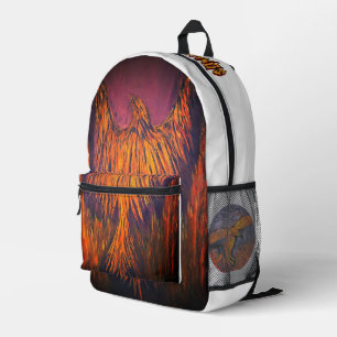 DG Paintings Fire Phoenix Backpack