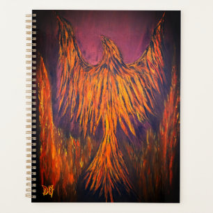 DG Paintings Fire Phoenix Planner