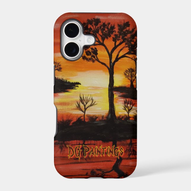 DG Paintings Sunset Reflection  (Back)