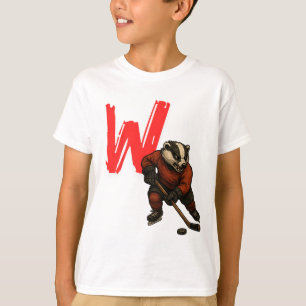 Dger Ice Hockey Frozen Confines Madison College Fa T-Shirt