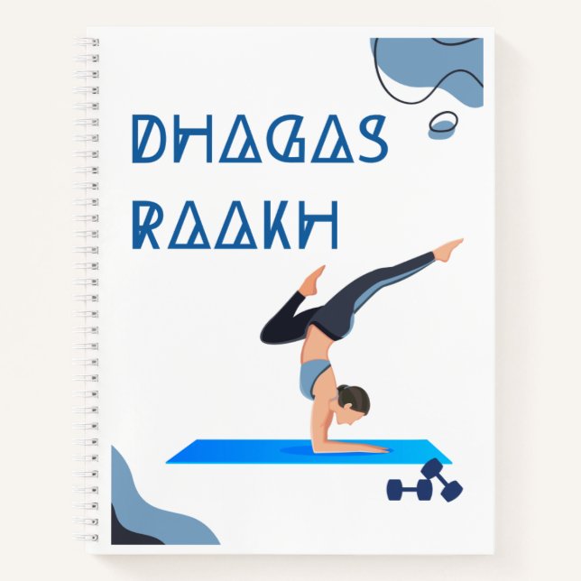 Dhagas Raakh Yoga - Carnet Spiral Inspiré (Devant)