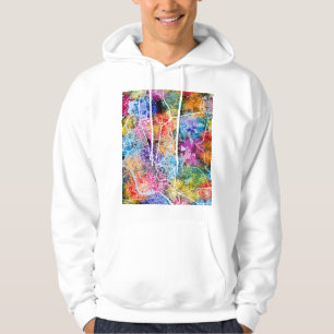 Dhaka Bangladesh City Map Hoodie
