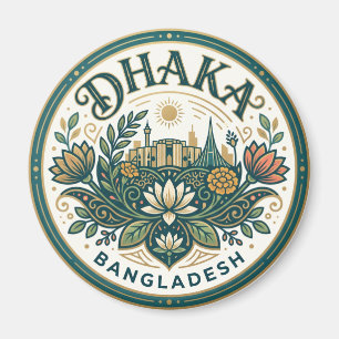 Dhaka Bangladesh Magnet