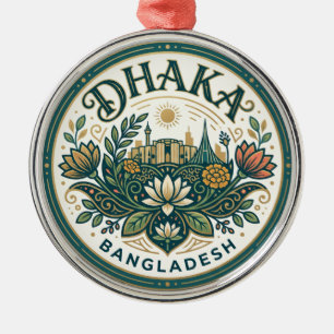 Dhaka Bangladesh Metal Ornament