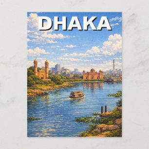 Dhaka Bangladesh Postcard