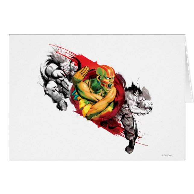 Dhalsim, Blanka & Guile (Front Horizontal)