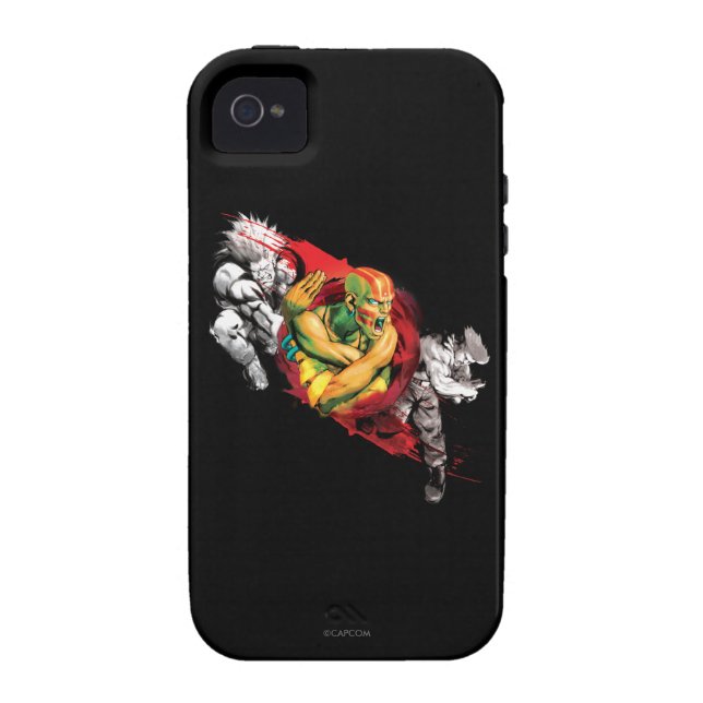 Dhalsim, Blanka & Guile Case-Mate iPhone Case (Back)
