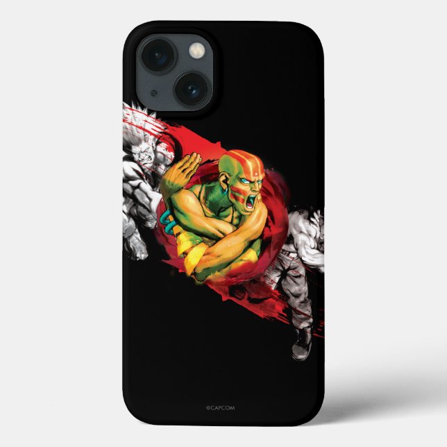 Dhalsim, Blanka & Guile Case-Mate iPhone Case (Back)