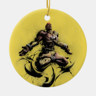 Dhalsim Floating Ceramic Ornament