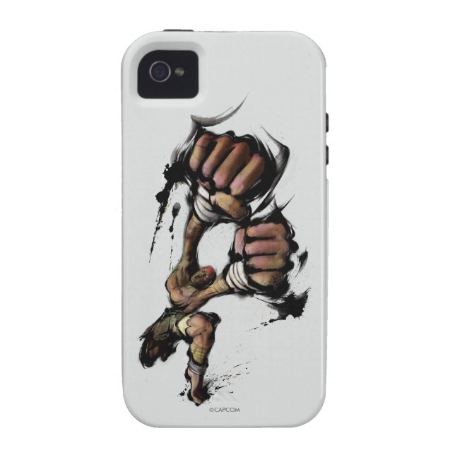 Dhalsim Long Punch Case-Mate iPhone Case (Back)
