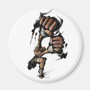 Dhalsim Long Punch Magnet
