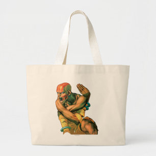 Dhalsim Twisted Large Tote Bag