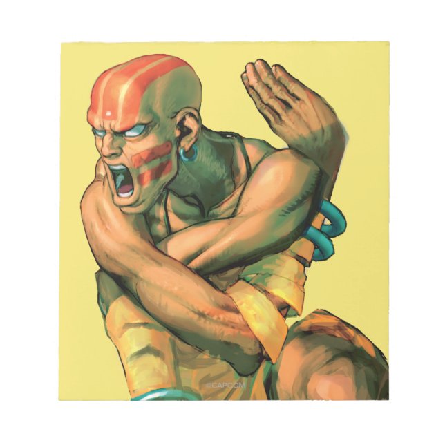 Dhalsim Twisted Notepad (Front)