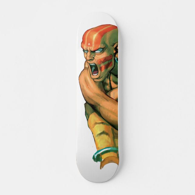 Dhalsim Twisted Skateboard (Front)
