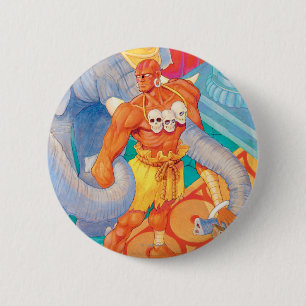 Dhalsim With Animals 2 Inch Round Button