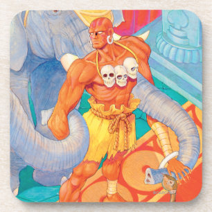Dhalsim With Animals Coaster
