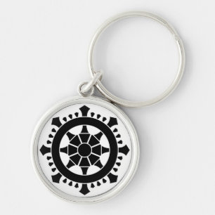 Dharma chakra keychain