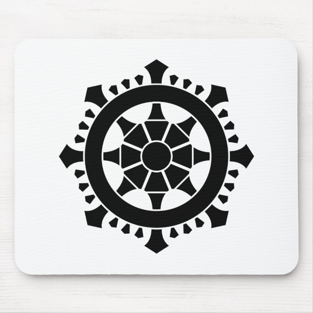 Dharma chakra mouse pad (Front)