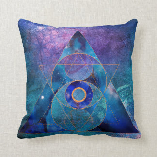 Dharma Sacred Geometry Throw Pillow