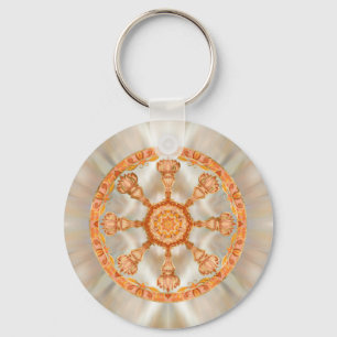 Dharma Wheel - Dharmachakra Keychain