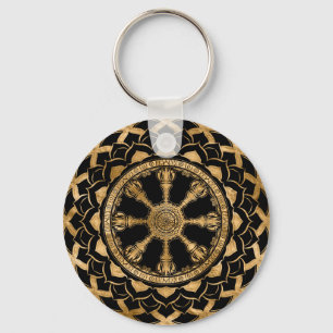 Dharma Wheel - Dharmachakra Keychain