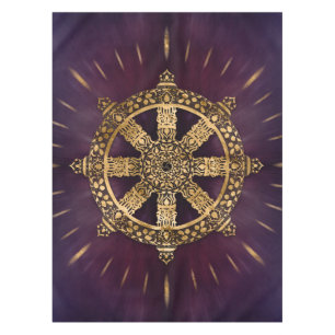 Dharma Wheel - Dharmachakra Tablecloth