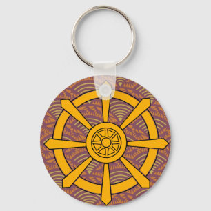 Dharma Wheel Keychain