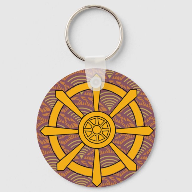 Dharma Wheel Keychain (Front)