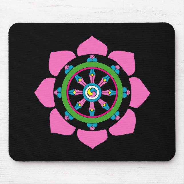 Dharma wheel mouse pad (Front)