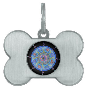 Dharma Wheel Pet Tag