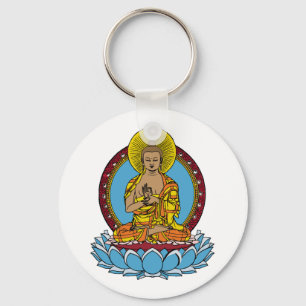 Dharmachakra Buddha Keychain