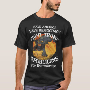 DHS FBI CBP POTUS Trump President MAGA USA T-Shirt