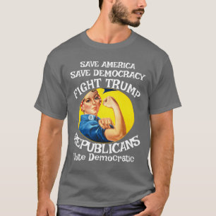 DHS FBI CBP TRUMP REPUBLICAN PARTY USA AMERICA 3 T-Shirt