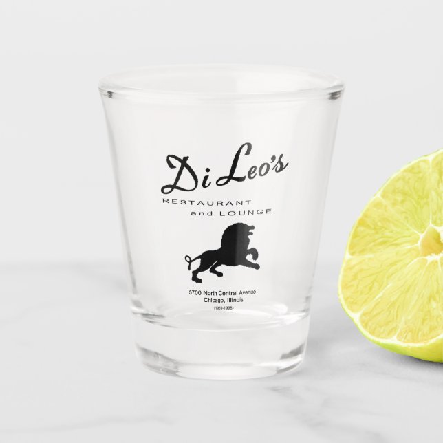 Di Leo's Restaurant, Chicago, IL Shot Glass (Front)