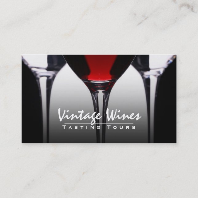 Di Vino | Vintage II Business Card (Front)