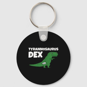 Dia-be-tees Tyrannosaurus Dex Diabetes Awareness Keychain