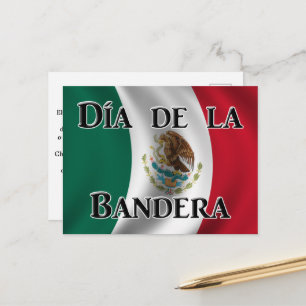 Día de la Bandera (Mexican Flag Day) Postcard