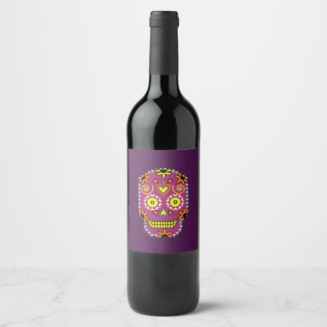 Dia de la Muerte Purple Étiquette WIne (Devant)