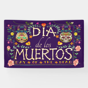 Dia de los Muerto Jour de la bannière morte