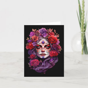 Dia De Los Muertos 2024 Sugar Skull Catrina Day Of Card