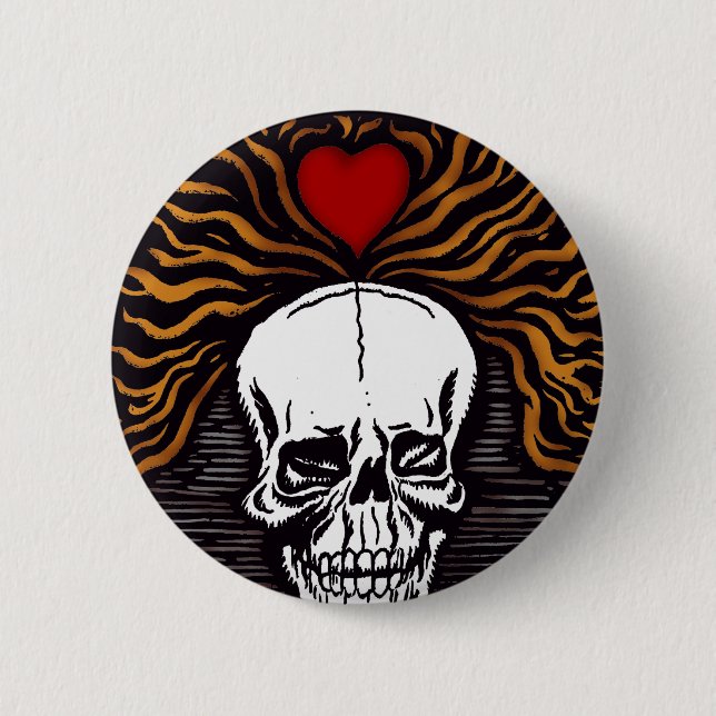 Día de los Muertos 2 Inch Round Button (Front)