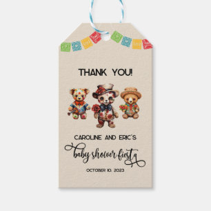 Dia De Los Muertos Alebrije Bears Gift Tag