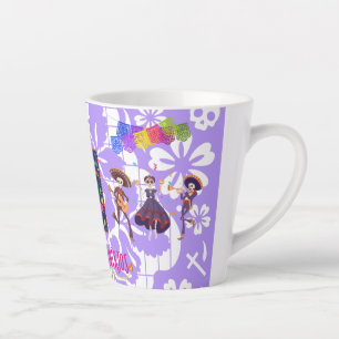 Dia De Los Muertos Band Mug (purple)