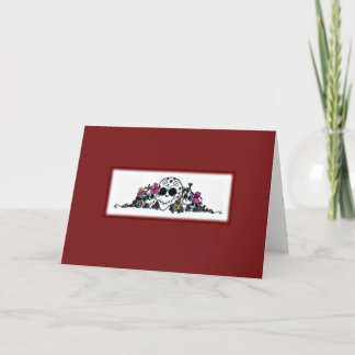 "Dia de Los Muertos" blank notecard/Halloween card