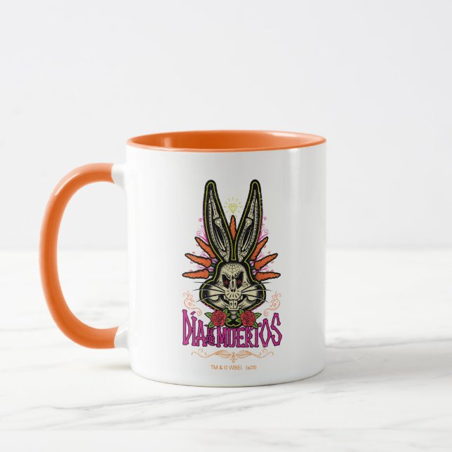 Día De Los Muertos BUGS BUNNY™ Floral Mug (Left)