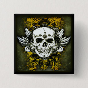 Dia de los muertos Button